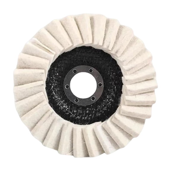 Lifetechs Wool Felt Flap Polishing Disc Wool Round Polishing Buffing Wheel Pad for Metal Marble Stone Furniture Car Wax