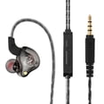 thumbnail image 1 of Lifetechs X2 3.5mm Universal Dual Moving Coil Quad-Core In-Ear HiFi Bass Wired Earphone, 1 of 8