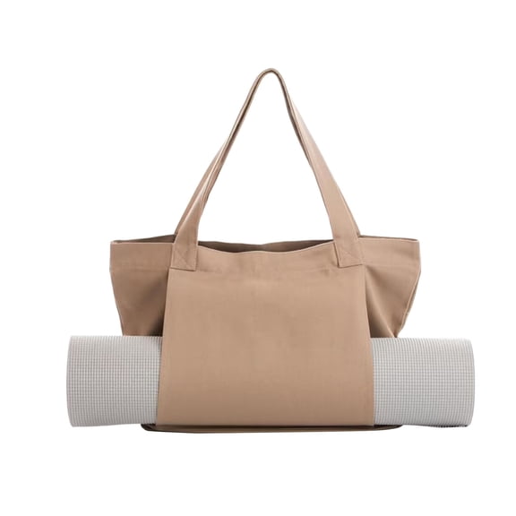 Lifetechs Yoga Pilates Mat Bag Large Capacity Canvas Handbag Portable Outdoor Exercise Equipment Yoga Pad Shoulder Bag Carrier Pouch