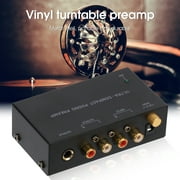 Lifetechs ZPP400 Turntable Preamp Powerful Line Level Signal 1/4 Inch TRS Stereo Sound Phonograph Preamplifier for Home