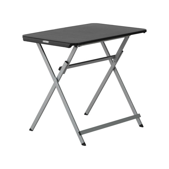 Lifetime 30-Inch Rectangle Folding Table, Light Commercial Grade, Indoor/Outdoor, Black