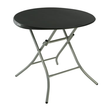Lifetime 33 inch Round Table, Indoor/Outdoor Light Commercial Grade, Black (80351)