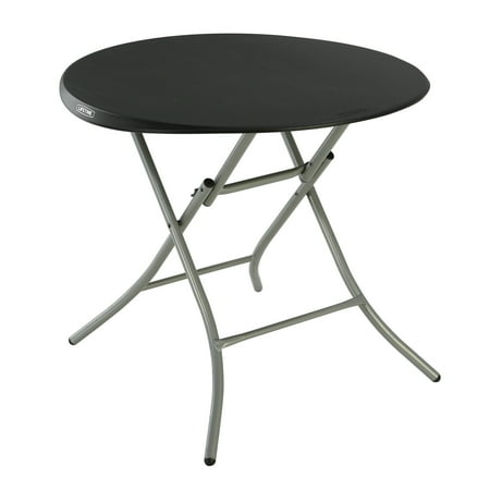 Lifetime 33 inch Round Table, Indoor/Outdoor Light Commercial Grade, Black (80351)