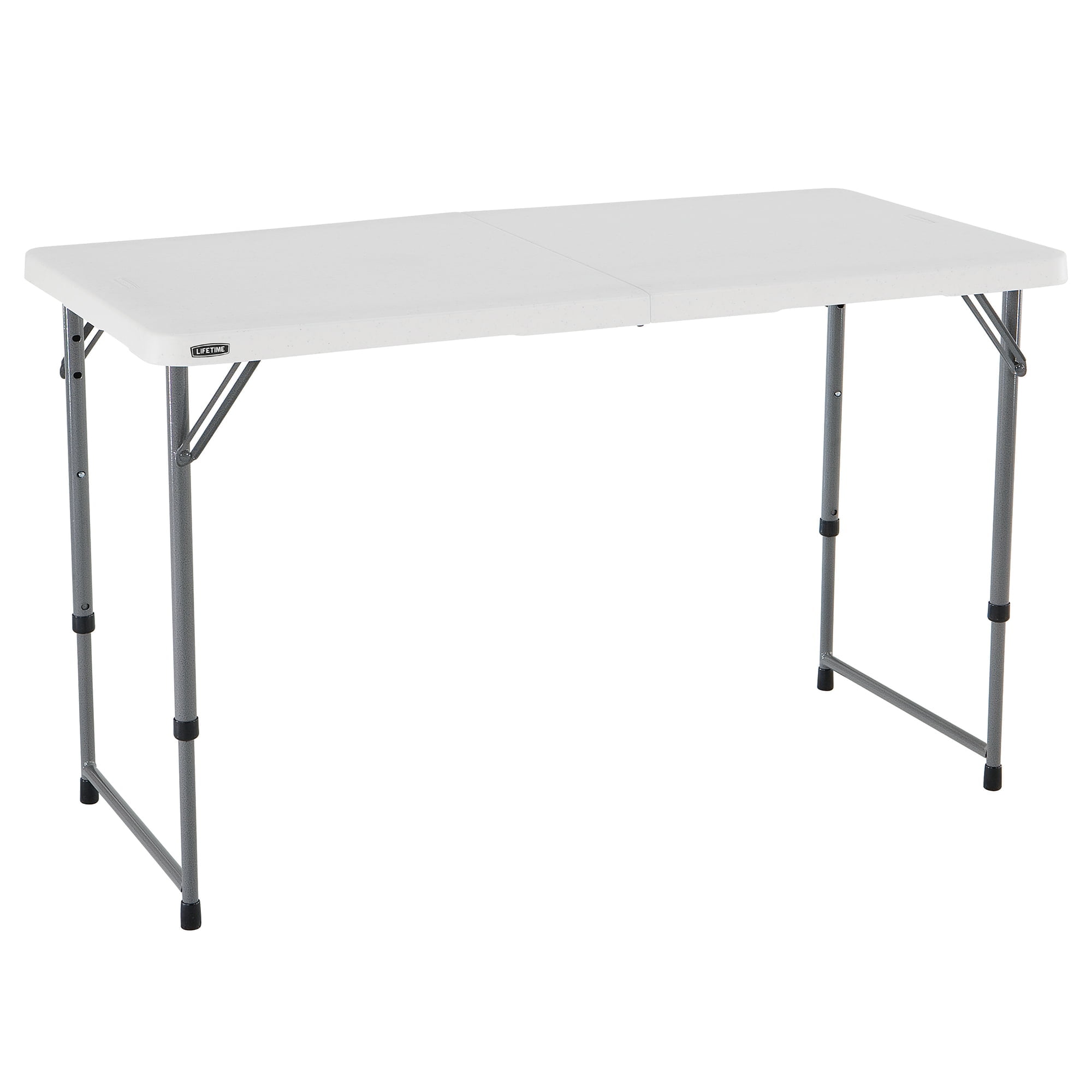 White Heavy Duty Plastic Folding Table (24 x 48)