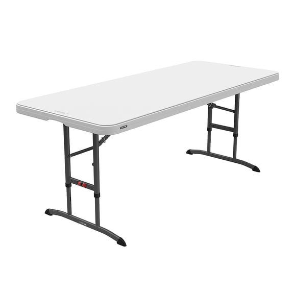 Lifetime 6-Foot Adjustable Height Folding Nesting Table