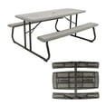 thumbnail image 1 of Lifetime 6-Foot Folding Plastic Rectangle Picnic Table (60366), 1 of 11