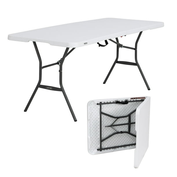 6' Commercial Folding Table | Craft and stacking tables for