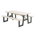 thumbnail image 1 of Lifetime 6-Foot W-Frame Desert Sand - HDPE Folding Picnic Table (60364), 1 of 10