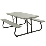 Lifetime 6 ft.  Picnic Table,  Putty, Indoor/Outdoor- Set of 10 (82119)
