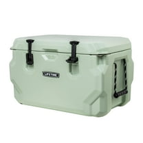 Lifetime 65 qt Bear-Resistant Camping Cooler, Premium High Performance, Ice Retention, Hard Cooler, 75 Can Capacity, Sage Green (91417)