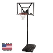 Lifetime 7.5ft-10ft Adjustable Height 44" Shatterproof Outdoor Portable Basketball System 90738