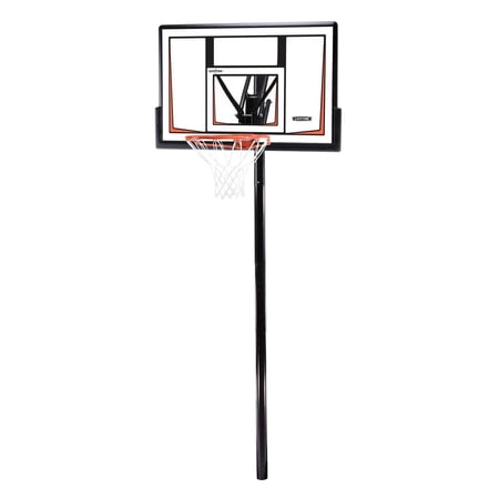 Lifetime 7.5ft-10ft Adjustable Height 50" Shatterproof In-Ground Basketball System (90679)