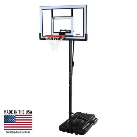 Lifetime 8'-10' Adjustable Height 52" Shatterproof Outdoor Portable Basketball System