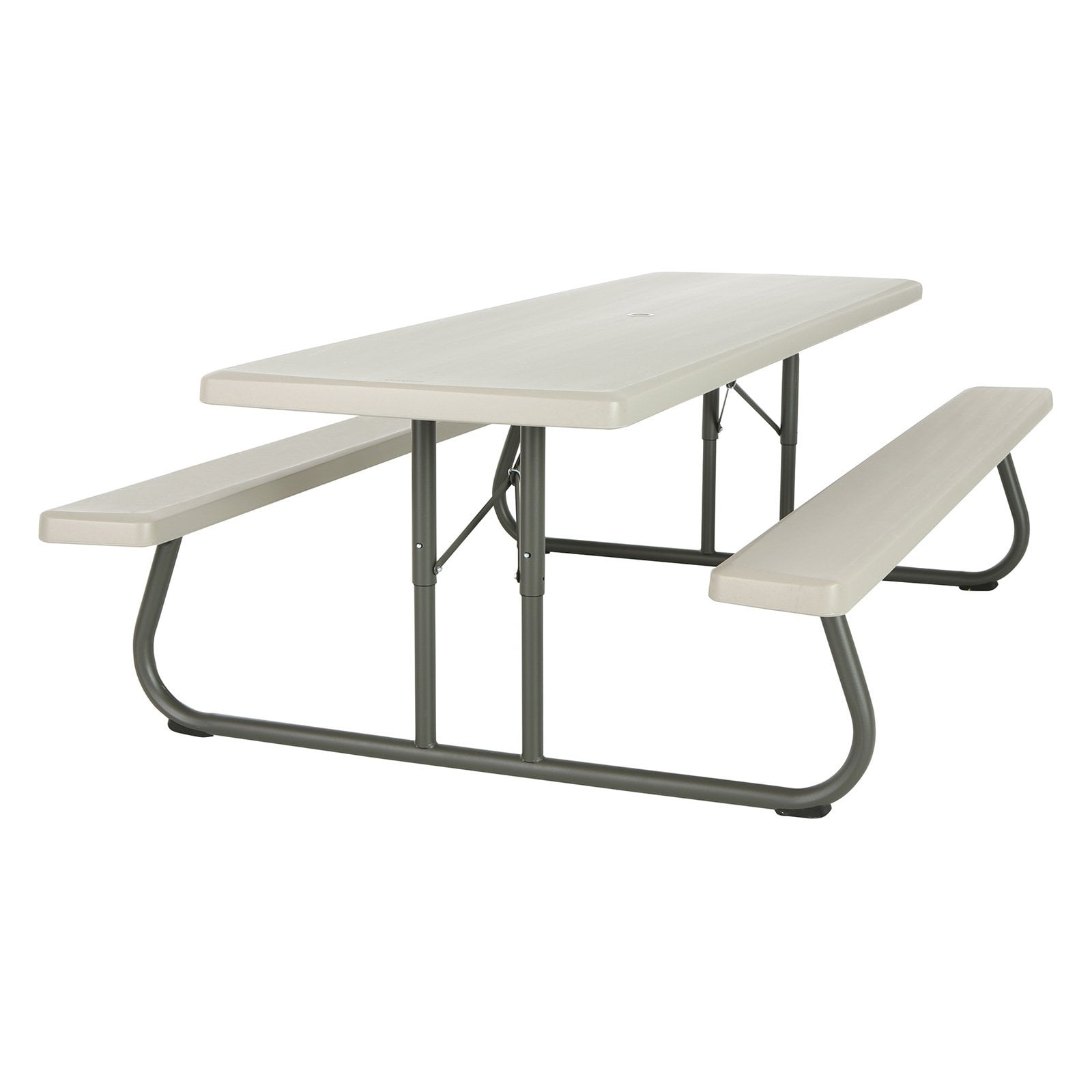 Lifetime 8Foot Classic Folding Picnic Table, Almond, 80123