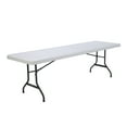 thumbnail image 1 of Lifetime 8-Foot Commercial Grade Folding Table, White Granite (22980), 1 of 13