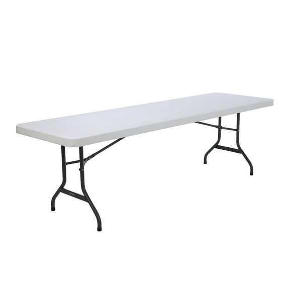 Lifetime 8-Foot Commercial Grade Folding Table, White Granite (22980)