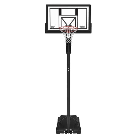 Lifetime 8ft – 10ft Adjustable Height 50” Shatterproof Outdoor Portable Basketball System (91221)