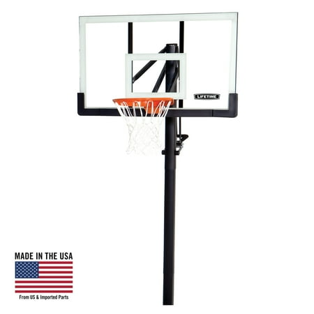 Lifetime Adjustable In-Ground Basketball Hoop (54-Inch Acrylic) - 90469