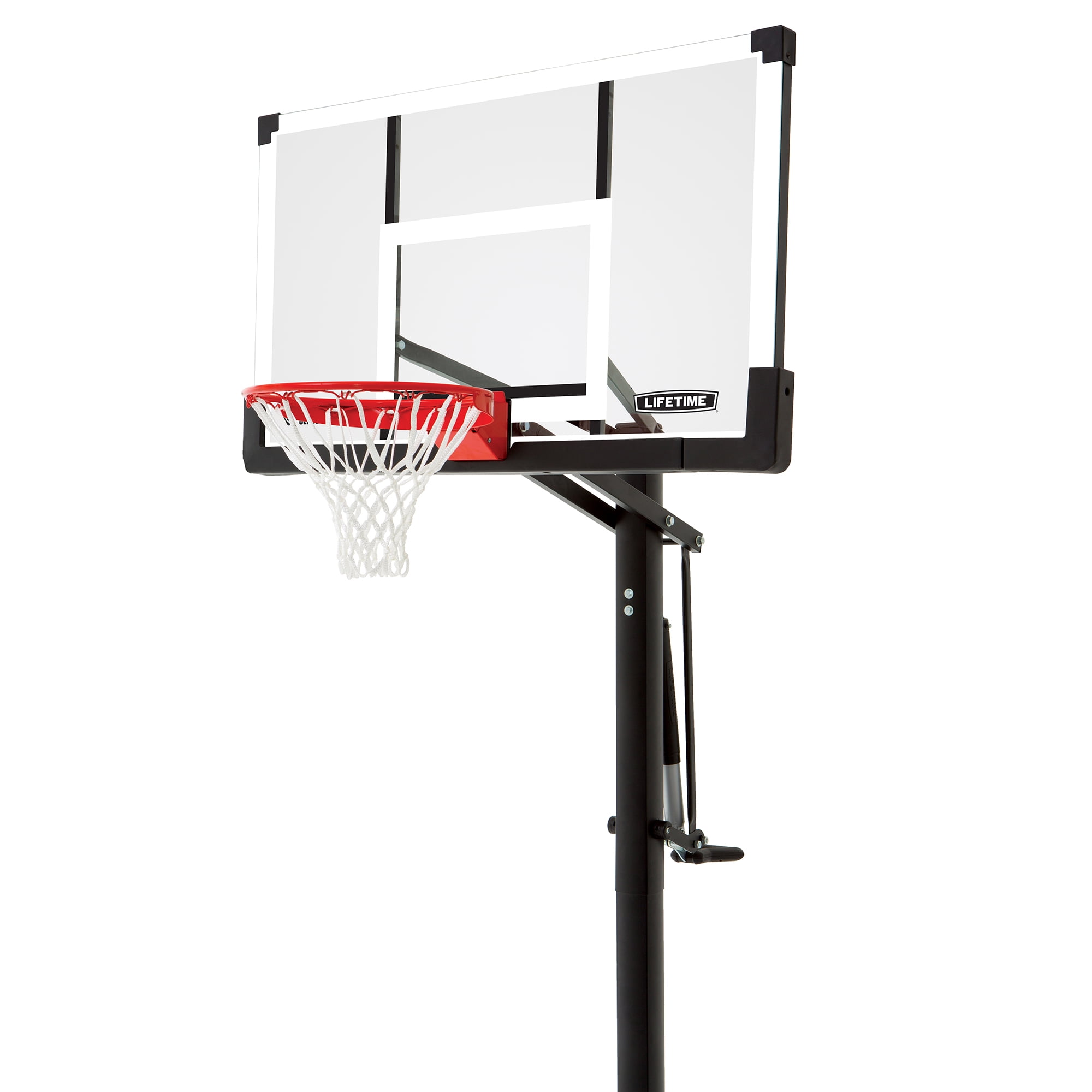 Lifetime 54Inch Outdoor InGround Adjustable Basketball Hoop with