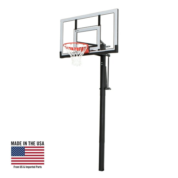 Lifetime 7.5' - 10' Adjustable Height 54" Acrylic In-Ground Basketball System (90878)
