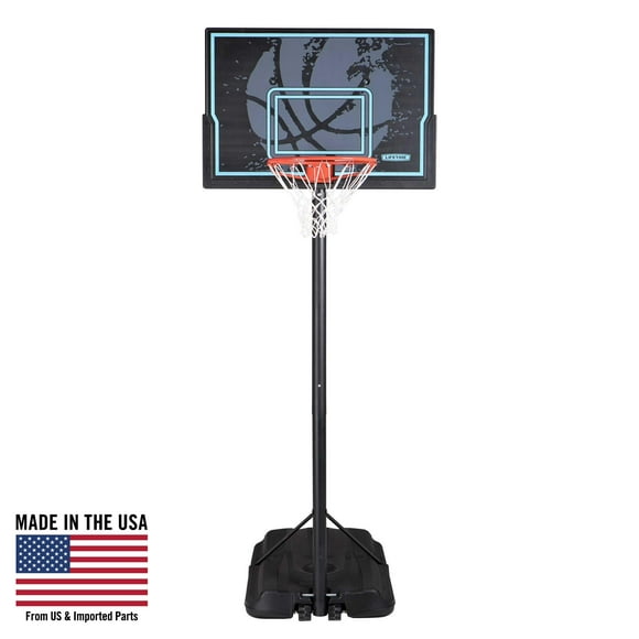 Lifetime Adjustable Portable Basketball Hoop, 44 inch HDPE Plastic Impact® (90759)