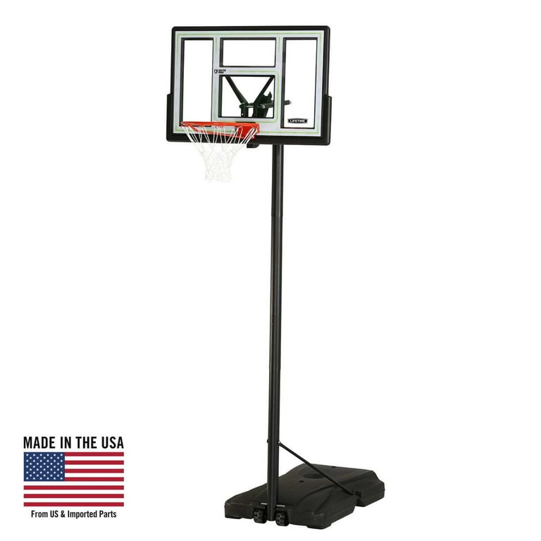 Lifetime Adjustable Portable Basketball Hoop, 46 inch Polycarbonate (90584)