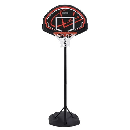 Lifetime Youth 5.5' - 7.5' Adjustable Height 32" Impact Portable Indoor/Outdoor Basketball System (90022)