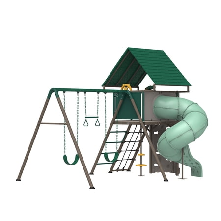 Lifetime Big Stuff Swing Set with Tube Slide (91383)