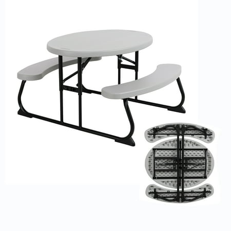 Lifetime Children's Polyethylene Picnic Table, Gray (60339)