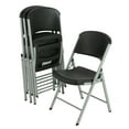 thumbnail image 1 of Lifetime Classic Folding Chair, Indoor/Outdoor Commercial Grade, Black, Adult Sized, Set of 4 (80407), 1 of 13