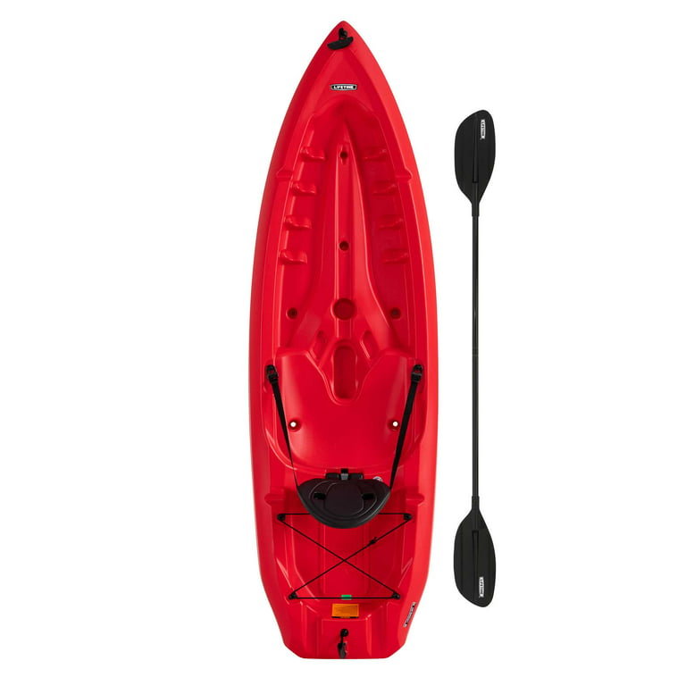 Lifetime Daylite 8 ft Sit-on-Top Kayak, Red (90775) Walmart.com