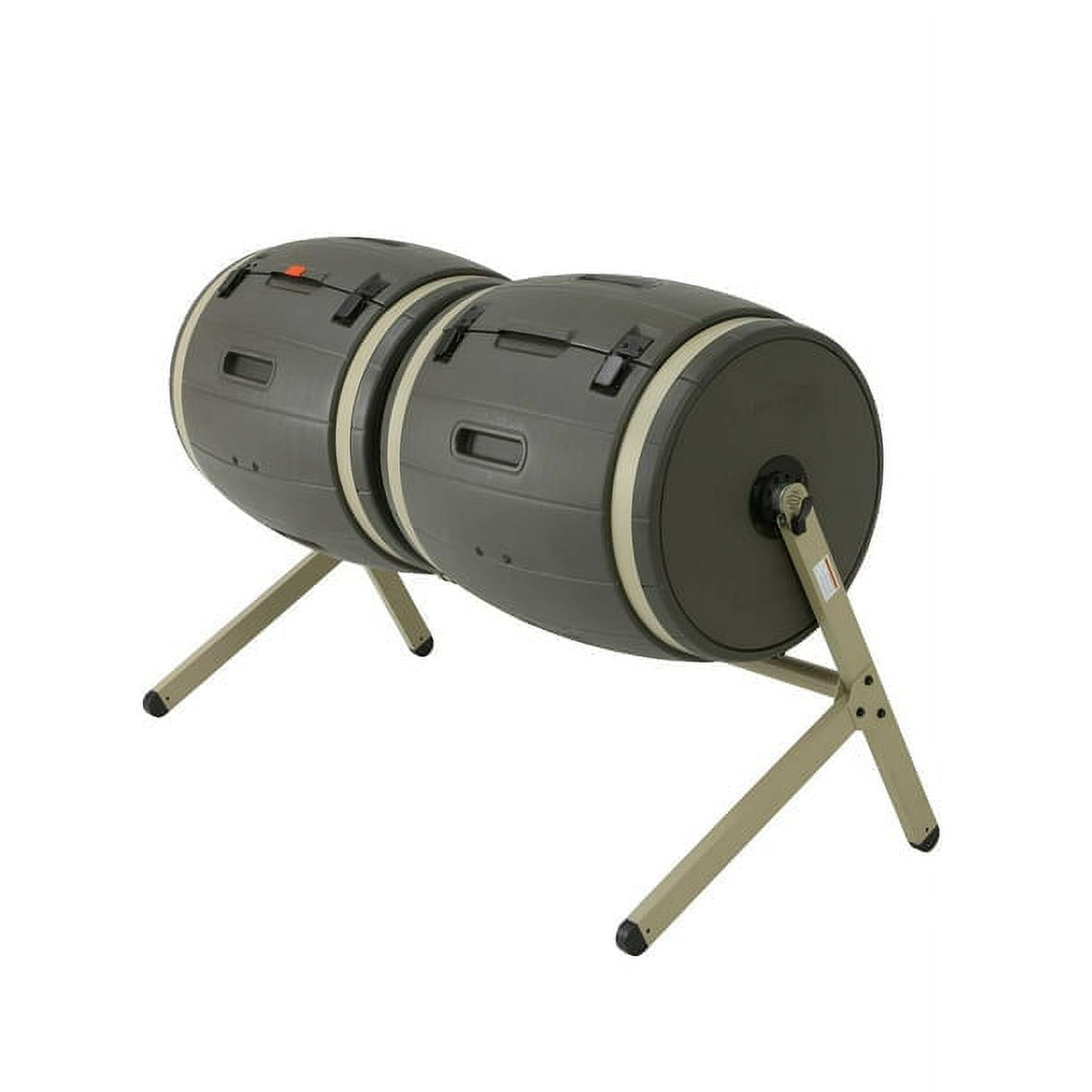 Lifetime 100 Gallon Dark Brown Polyethylene Dual Bin Rotating Composter