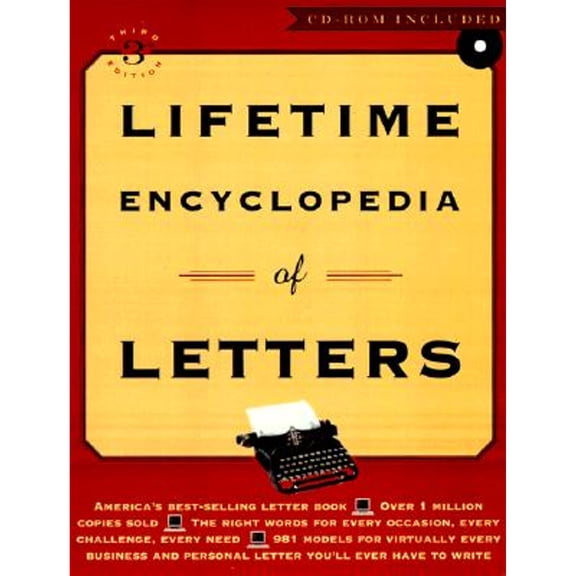 Pre-Owned Lifetime Encyclopedia Of Letters, Third Edition, With Cd-Rom (Paperback) 0735202184 9780735202184