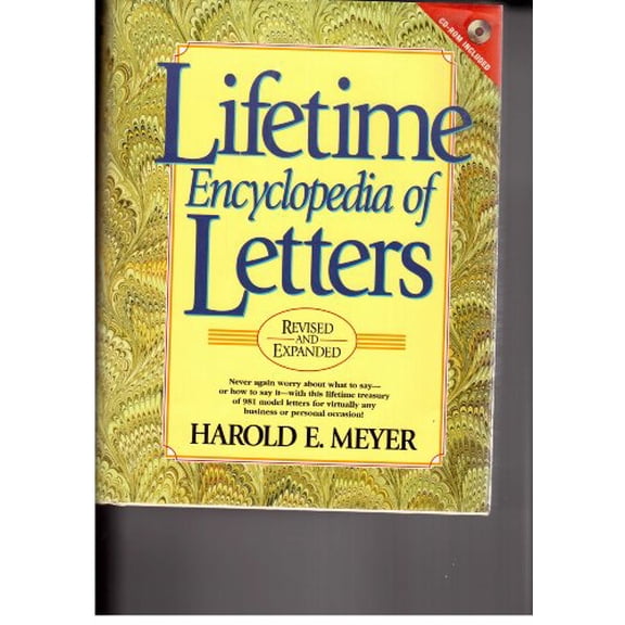 Pre-Owned Lifetime Encyclopedia of Letters with new and revised CD-ROM Paperback