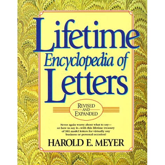 Pre-Owned Lifetime Encyclopedia of Letters Revised and Expanded (Hardcover) 0735200343 9780735200340