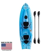 Lifetime Envoy 10.5 ft Sit-On-Top Tandem Kayak with Paddles, Sky Fusion 91192