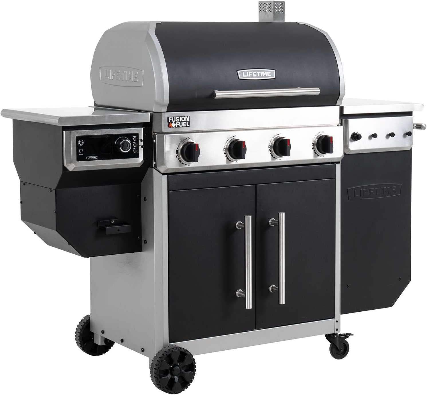 Lifetime Gas Grill and Wood Pellet Smoker Combo, WiFi and Bluetooth Control Technology - image 1 of 7
