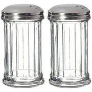 Lifetime Glass Sugar Pourer 12 oz with Stainless Steel Lid 2 Count
