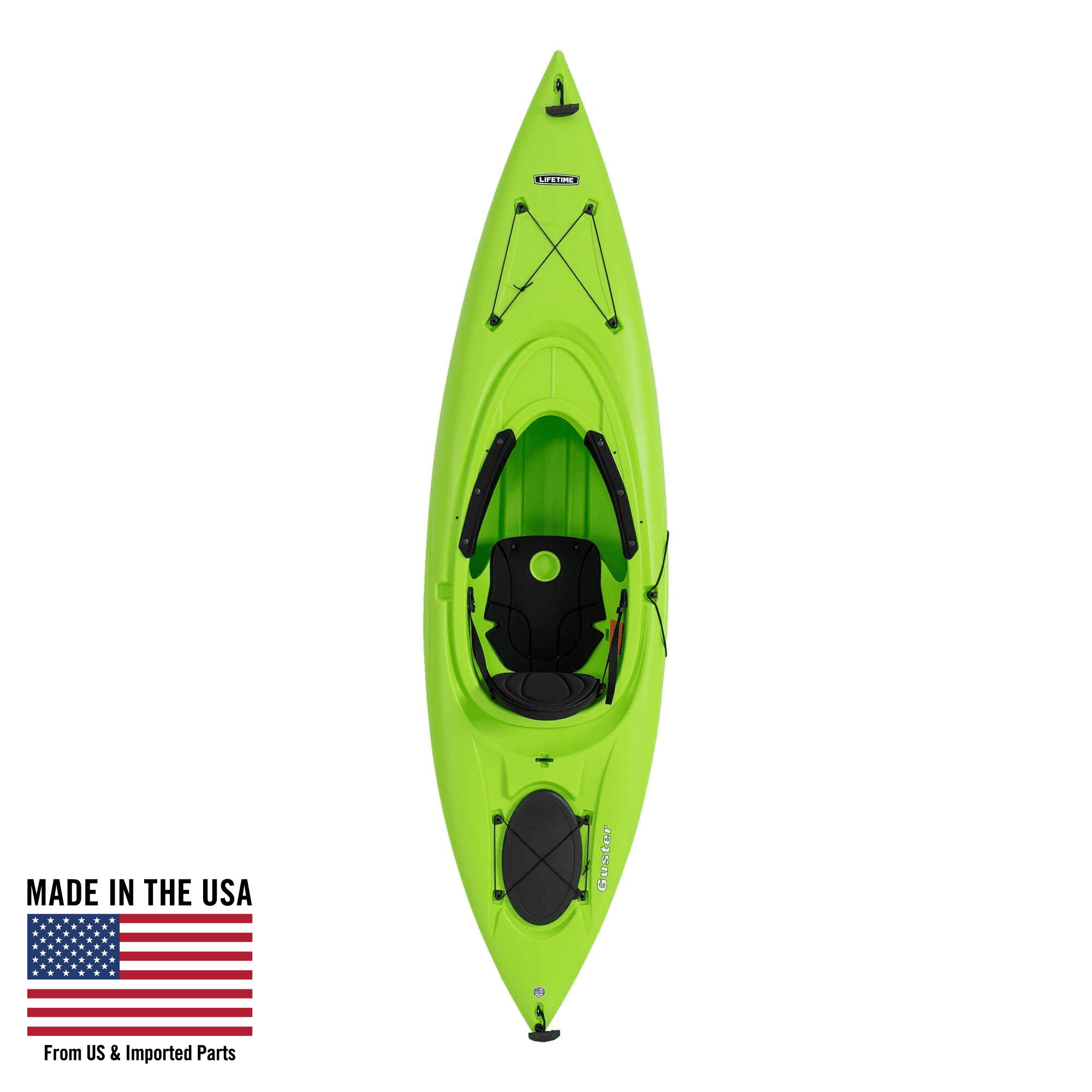 Lifetime Guster 10 ft Sit-Inside Kayak, Lime Green (90527)