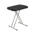 thumbnail image 1 of Lifetime Height Adj. 26 in. Laptop Table/TV Tray, Indoor/Outdoor Light Commercial Grade, Black, 1 of 12
