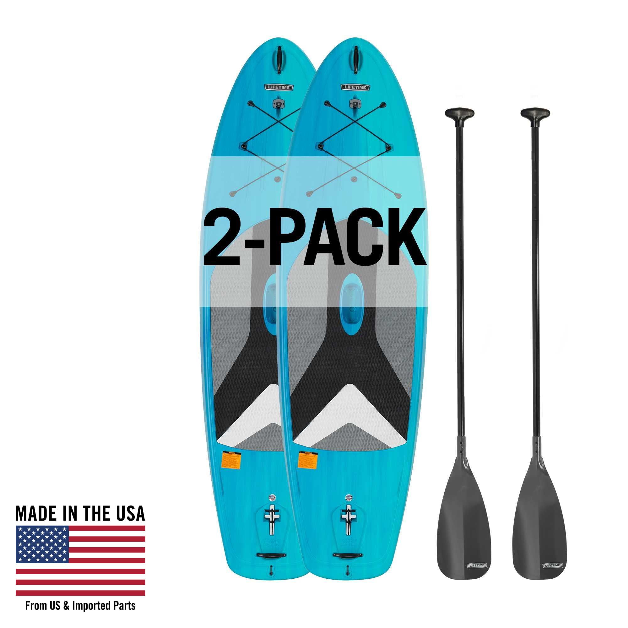 Bahama Fusion Blue and Gray 10ft Stand-Up Paddleboard Set with Paddles