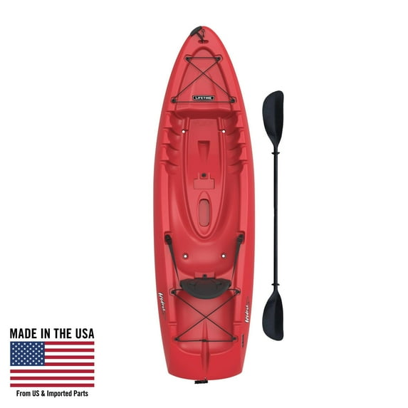 Lifetime Hydros 101 inch Sit-On-Top Kayak, Red (90936)