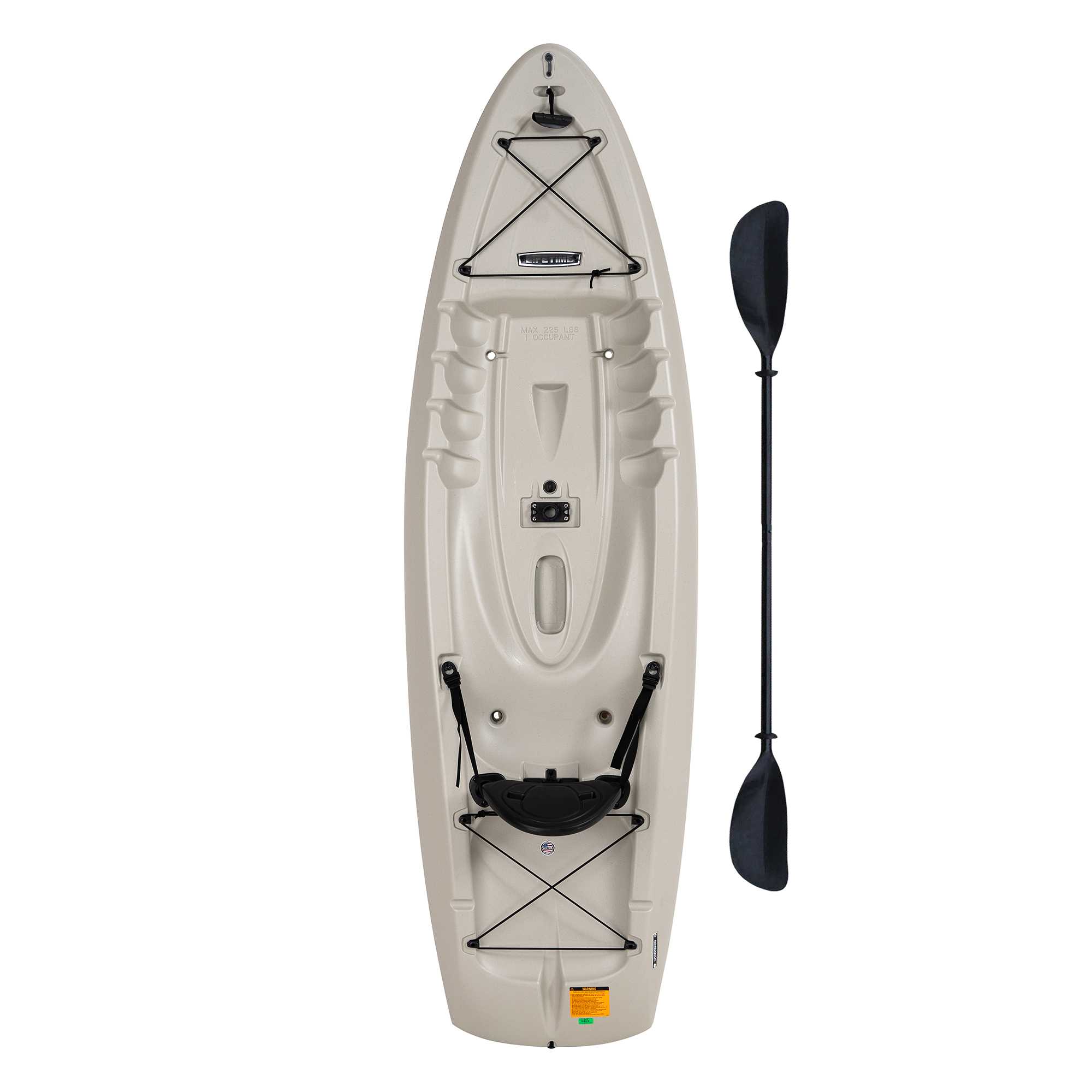 Lifetime Hydros Angler 8 ft Sit-on-Top Fishing Kayak, Sandstone (90610) - image 1 of 22