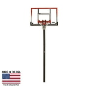 Lifetime Inground Basketball System 50-Inch Polycarbonate Shatterproof Backboard with Action Grip Adjustment & Slam-It Rim