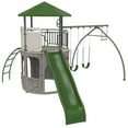 thumbnail image 1 of Lifetime Kid's Adventure Tower Swing Set With Slide and Climbing Wall - Green(290633), 1 of 11