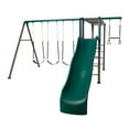 thumbnail image 1 of Lifetime Kid's Monkey Bar Adventure Metal Swing Set with Slide and Trapeze Bar (90143), 1 of 10