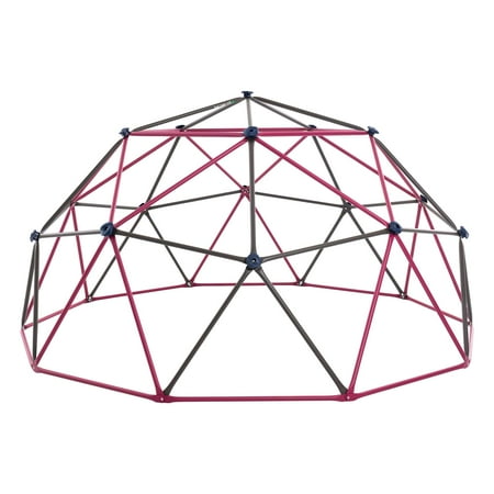 Lifetime Kid's Outdoor 5.5 ft. H x 11 ft. W Dome Climber, Berry and Brown (91088)