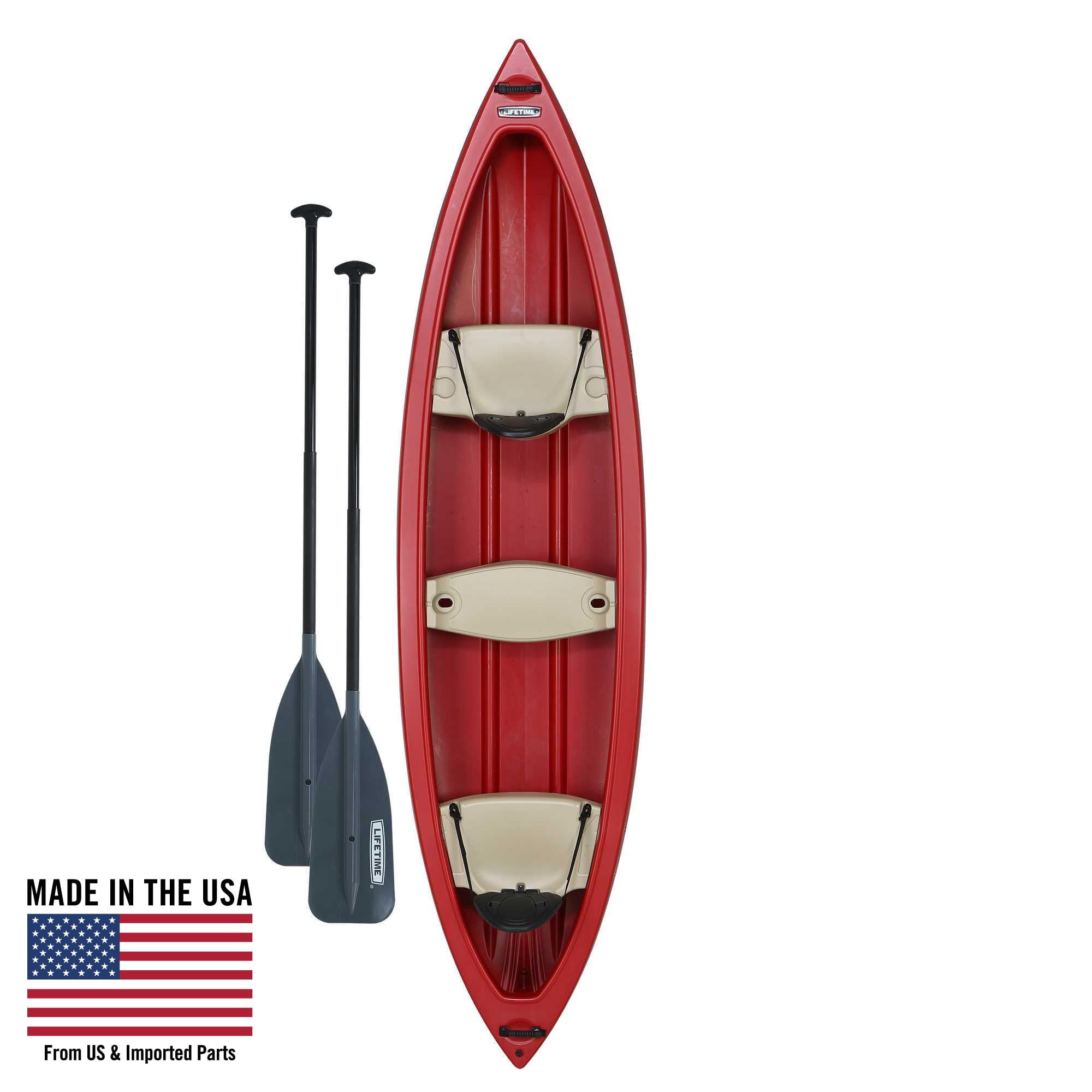 Lifetime Kodiak 13 ft Canoe, Red (90658) - Walmart.com