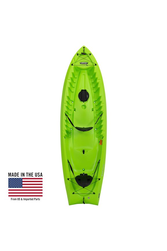 Kokanee Tandem 10.5 ft Sit-On-Top Kayak, Lime Green (90436)