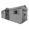 thumbnail image 1 of Lifetime Lockable DIY Polyethylene Storage Shed, 146 sq. ft., 20' x 8', Light Brown (60351), 1 of 10